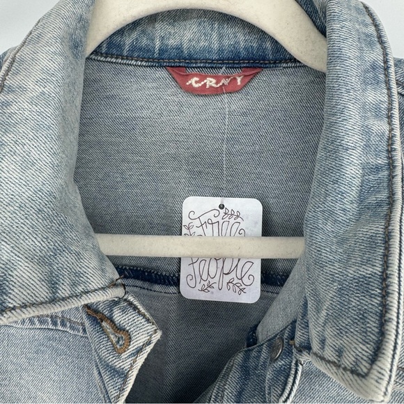 We The Free CRVY Scandalous Coverall Denim Jumpsuit Light Wash Sz 28 NWT - Picture 10 of 12